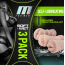 Набір з 3 мастурбаторів з вібрацією M for Men 3 Pack Vibrating Stroker Sleeve Kit, тілесний - Фото №11