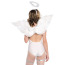 Комплект аксессуаров ангела Leg Avenue Feather Angel Wings & Halo Accessory Kit белый: крылья + нимб - Фото №3