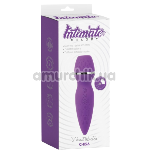 Симулятор орального сексу для жінок з вібрацією Intimate Melody G Burst Vibrator, фіолетовий
