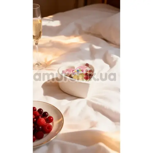 Свеча для массажа Candy Heart Cranberry Champagne - клюквенное шампанское, 70 мл