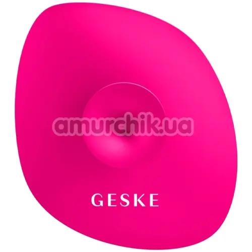 Щетка для лица Geske Facial Brush 4 in 1 Suction Mount, ярко-розовая