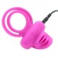 Виброкольцо Dual Clit Flicker, розовое - Фото №10