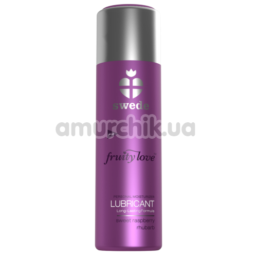 Оральный лубрикант Swede Fruity Love Sweet Raspberry Rhubarb - малина и ревень, 50 мл