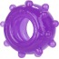 Набор из 3 эрекционных колец Reversible Ring Set, фиолетовый - Фото №6