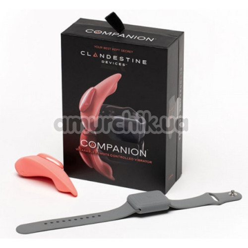 Клиторальный вибратор Clandestine Devices Companion, розовый