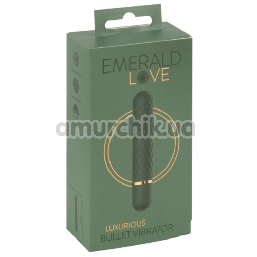 Клиторальный вибратор Emerald Love Luxurious Bullet Vibrator, зеленый