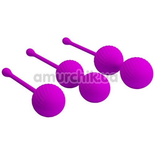 Набор вагинальных шариков Pretty Love Kegel Balls, фиолетовый