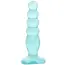 Анальная пробка Crystal Jellies Anal Delight 5, бирюзовая - Фото №2