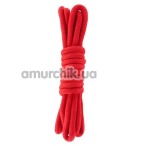 Мотузка sLash Bondage Rope Red 3м, червона - Фото №1