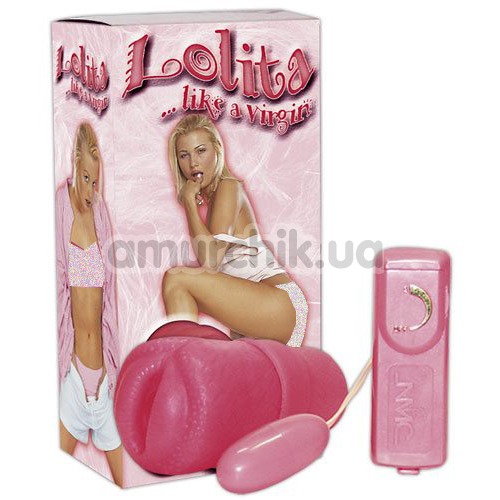 Штучна вагина з вібрацією Lolita like a Virgin