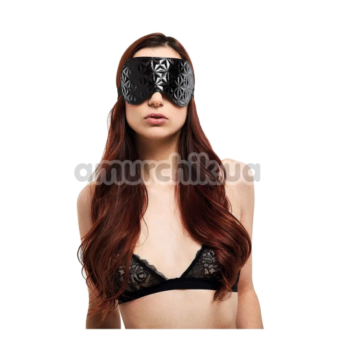Маска на глаза Whipsmart Diamond Collection Black Out Blindfold, черная