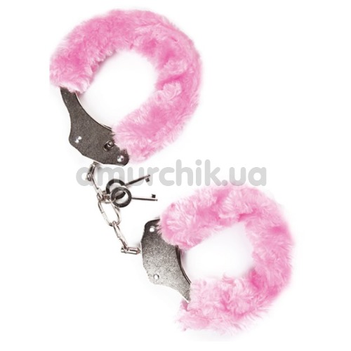 Наручники MAI No.38 Metal Furry HandCuffs, розовые