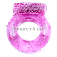 Виброкольцо Boss Series Ring, розовое - Фото №1