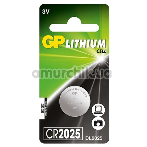 Батарейки GP CR 2025, 1 шт