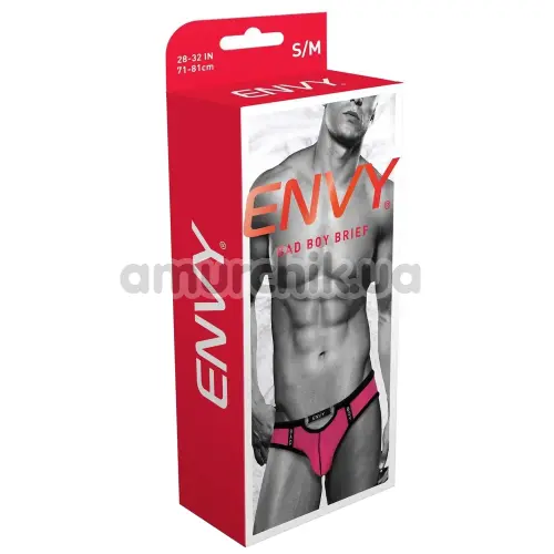 Трусы мужские Envy Bad Boy Brief, розовые