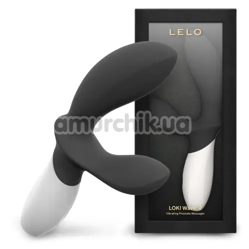 Вібростимулятор простати для чоловіків Lelo Loki Wave 2 (Лело Локі Вейв 2), чорний