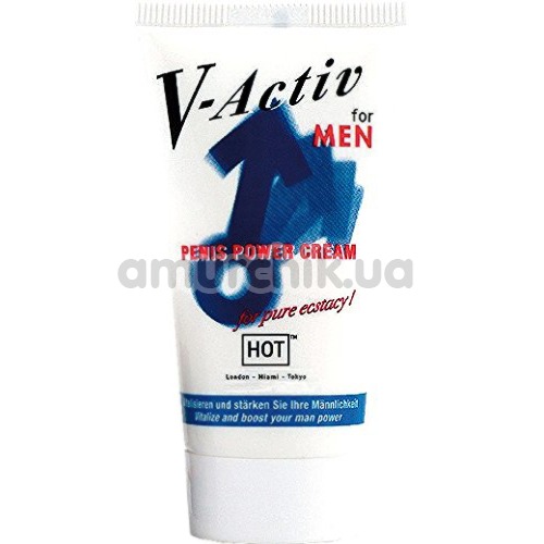 Стимулирующий крем V-Activ Penis Power Cream для мужчин