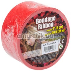 Бондажна стрічка sLash Bondage Ribbon, червона - Фото №1