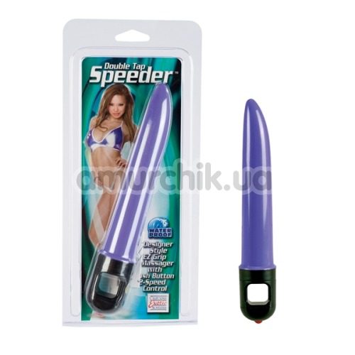 Вибратор Double Tap Speeder, фиолетовый