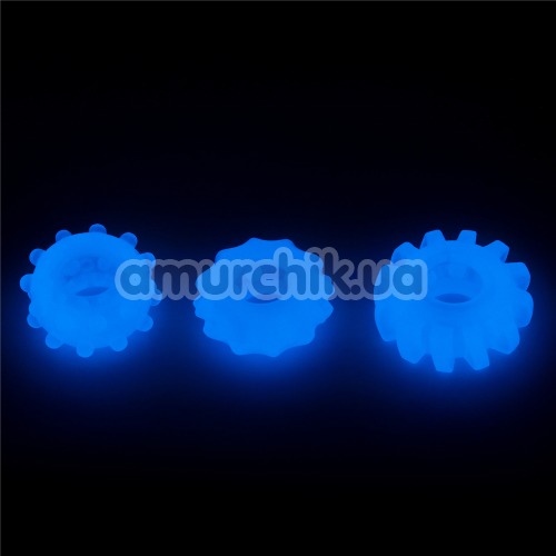 Набор эрекционных колец для члена Lumino Play Penis Ring LV343010, светящиеся в темноте