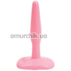 Анальная пробка Classic Butt Plug маленькая, розовая - Фото №1