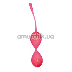 Вагинальные шарики Smile Loveballs Sporty Neon, розовые - Фото №1
