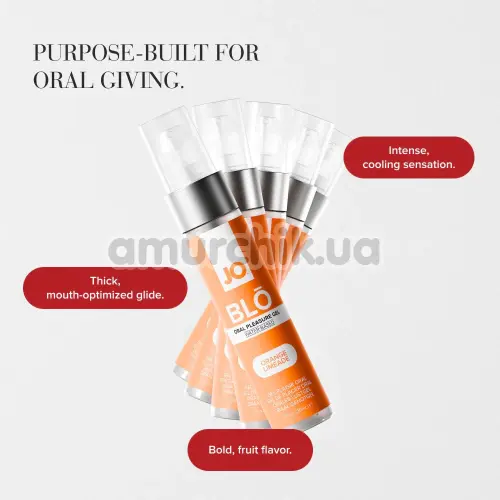 Гель для орального секса с охлаждающим эффектом JO Blo Orange Limeade - апельсиновый лимонад, 30 мл