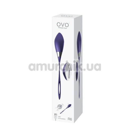 Віброяйце OVO R6, фіолетове
