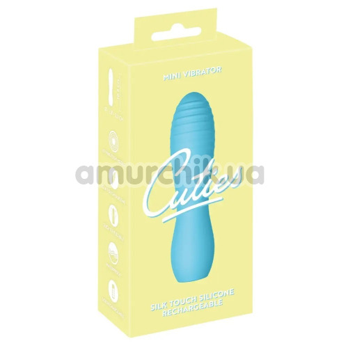 Вібратор Mini Vibrator Cuties 554219, блакитний