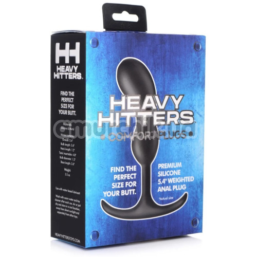 Стимулятор простати Heavy Hitters Comfort Plugs Prostate Plug S, чорний