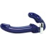 Безремневой страпон с вибрацией UStrap Revolver II Vibrating Strapless Strap On Dildo, синий - Фото №2
