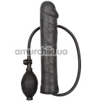 Фалоімітатор Inflatable Stud 9.5, чорний - Фото №1