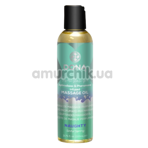 Массажное масло Dona Let Me Tease You Massage Oil Naughty Sinful Spring, 110 мл