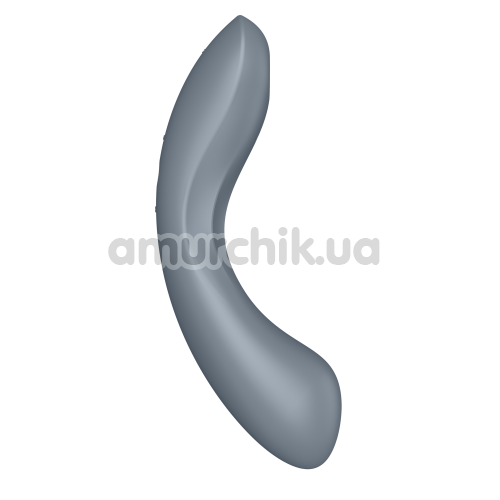 Симулятор орального секса для женщин с вибрацией Satisfyer Curvy Trinity 1, серый