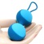 Вагинальные шарики Key Stella II Double Kegel Ball Set, голубые - Фото №3