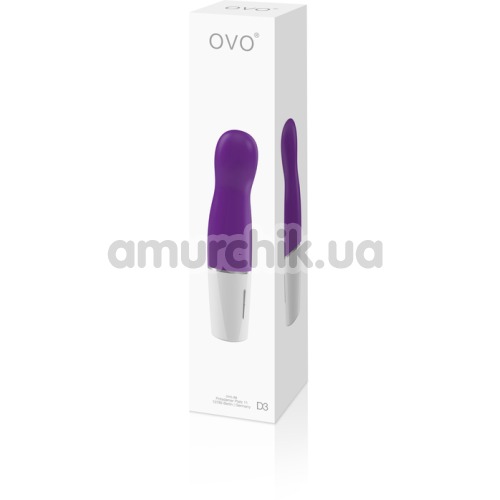 Вібратор OVO D3, фіолетовий