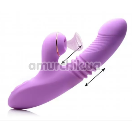 Вибратор с ротацией Inmi Shegasm Pro-Thrust, фиолетовый
