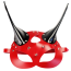 Маска дьявола Art of Sex Lucifer Mask, красно-черная - Фото №0
