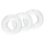 Набор эрекционных колец Silicone Set Of 3 Stacker Rings, прозрачный - Фото №0