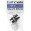 Набір для ремонту клапана гідропомп Bathmate Hydromax Valve Pack, чорний - Фото №1