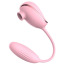 Симулятор орального секса для женщин с виброяйцом Boss Series Leiothrix, розовый - Фото №5