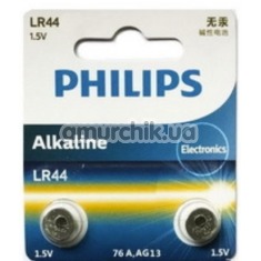 Батарейки Philips Alkaline LR44 (AG13), 2 шт - Фото №1