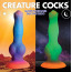 Фаллоимитатор Creature Cocks Space Cock Glows In The Dark, разноцветный - Фото №21