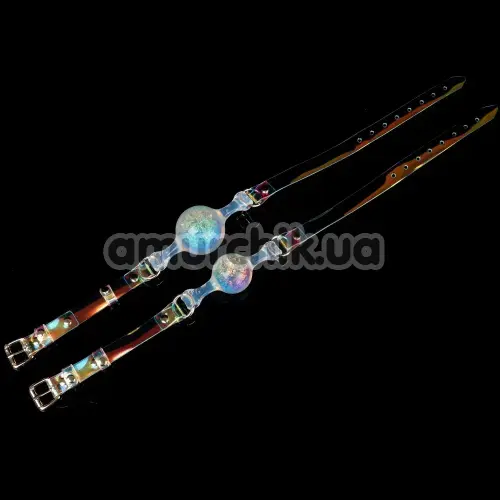 Кляп Univibe Crystal Gag L, різнокольоровий