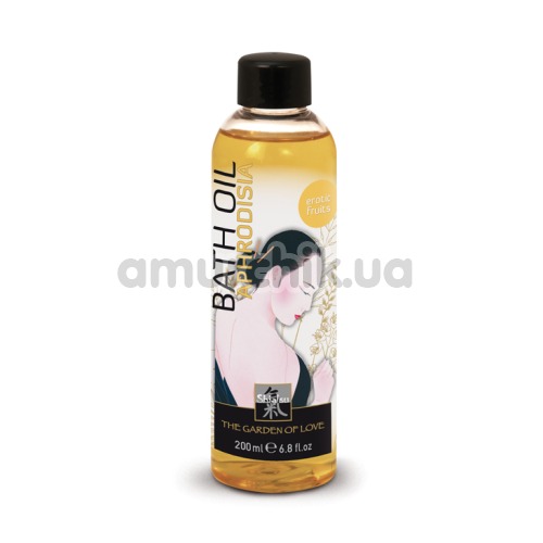 Масло для ванны Shiatsu Aphrodisia Bath Oil Erotic Fruits - экзотические фрукты, 200 мл