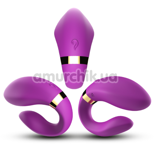 Вібратор Boss Series Couples Vibrator, фіолетовий