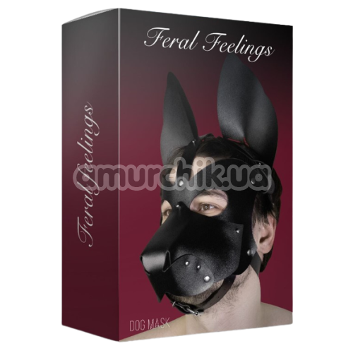 Маска Собаки Feral Feelings 2 in 1 Dog Mask, черная