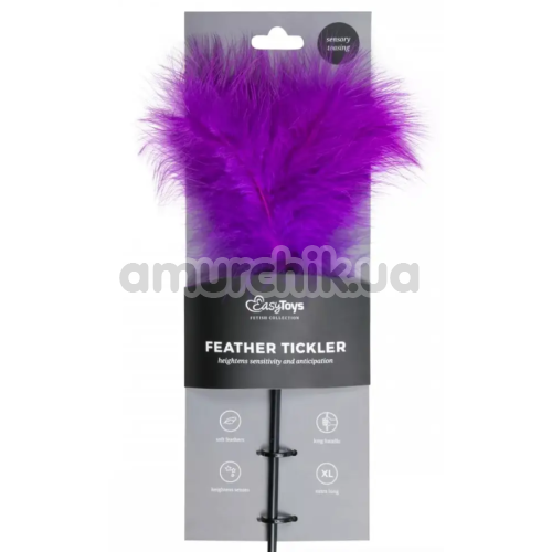 Перышко для ласк Easy Toys Feather Tickler, фиолетовое