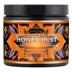 Їстівна пудра для тіла Honey Dust Kissable Body Powder Tropical Mango - манго, 170 грам - Фото №1