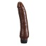 Вибратор Penetrating Pleasures, 21 см коричневый - Фото №1